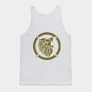 African Lion Inspired Tank Top